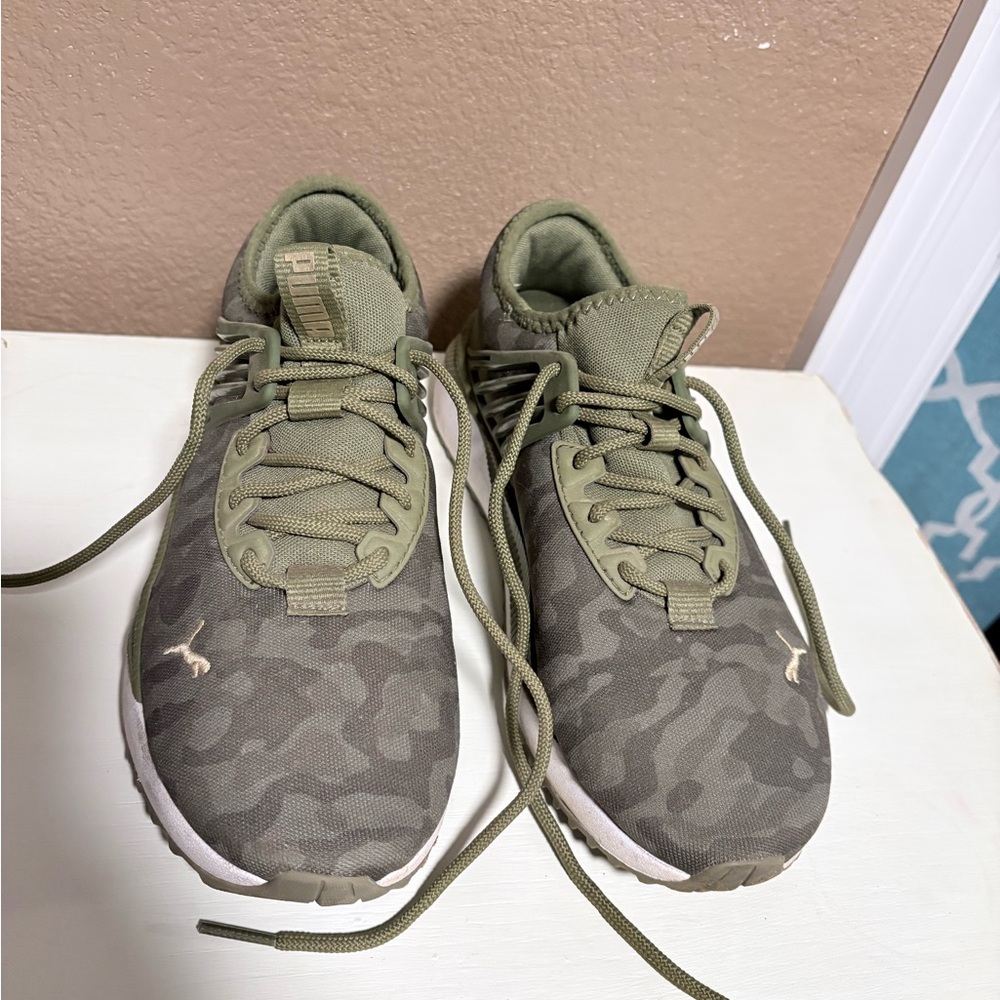 Women’s Olive Camouflage Sneakers